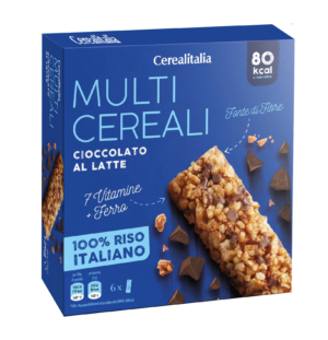 Cerealitalia Multi Cereali Barrette Cioccolato al Latte 126g