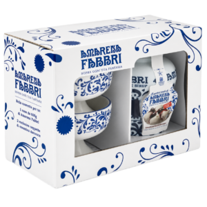 Fabbri Amarena con 2 Coppette Decorate 600g