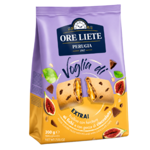 Ore Liete Frollini con Farcitura ai Fichi e Gocce di Cioccolato 200g
