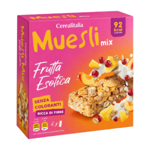 Cerealitalia Muesli Mix Barrette con Frutta Esotica 150g