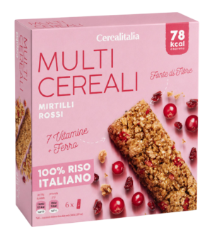 Cerealitalia Multi Cereali Barrette ai Mirtilli Rossi 126g