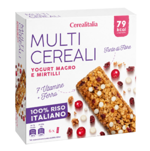 Cerealitalia Multi Cereali Barrette Yogurt e Mirtilli 126g