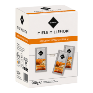 Rioba Miele Millefiori 150 Bustine Monodose da 6 g 900 g