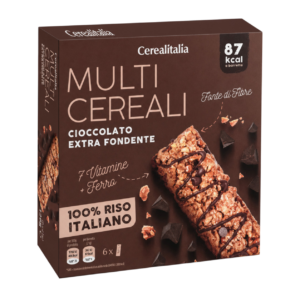 Cerealitalia Multi Cereali Barrette Cioccolato Fondente 126g