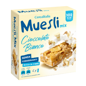 Cerealitalia Muesli Mix Barrette Cioccolato Bianco 150g