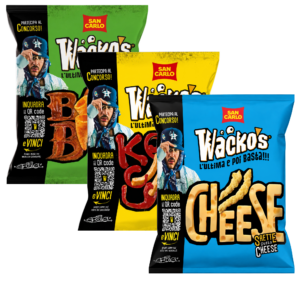 San Carlo Wacko’s Mix BBQ, Ketchup e Cheese Geolier 70g