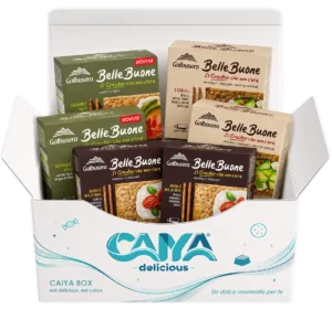 Galbusera BelleBuone Cracker Box Assortita 6 Pezzi: Sesamo, 5 Cereali e Avena