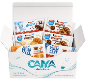 Ferrero Kinder Box Assortita 6 Pezzi: Kornetti, Plumcake e Delice