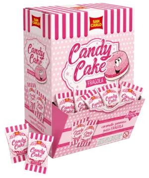 San Carlo Candy Cake Fragola Box 200pz
