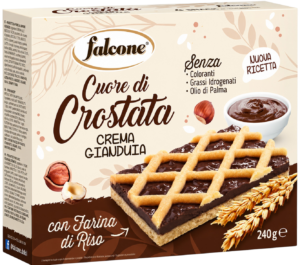 Falcone Cuore di Crostata Crema Gianduia 240g