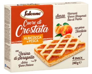 Falcone Cuore di Crostata Albicocca e Pesca 240g