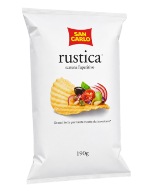 San Carlo Rustica Patatine Ondulate 190g