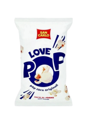 San Carlo Pop Corn Love 50g - Popcorn Croccanti Salati