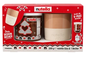 Nutella Back-Duo Christmas Bicchiere + Nutella 200g