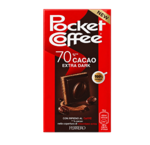 Pocket Coffee Tavoletta Extra Dark 70% 90g