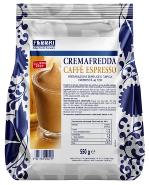 Fabbri Cremafredda Caffe Espresso Preparato in Polvere 550g