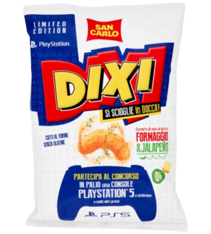 San Carlo Dixi Formaggio e Jalapeño 105g – Cornetti di Mais